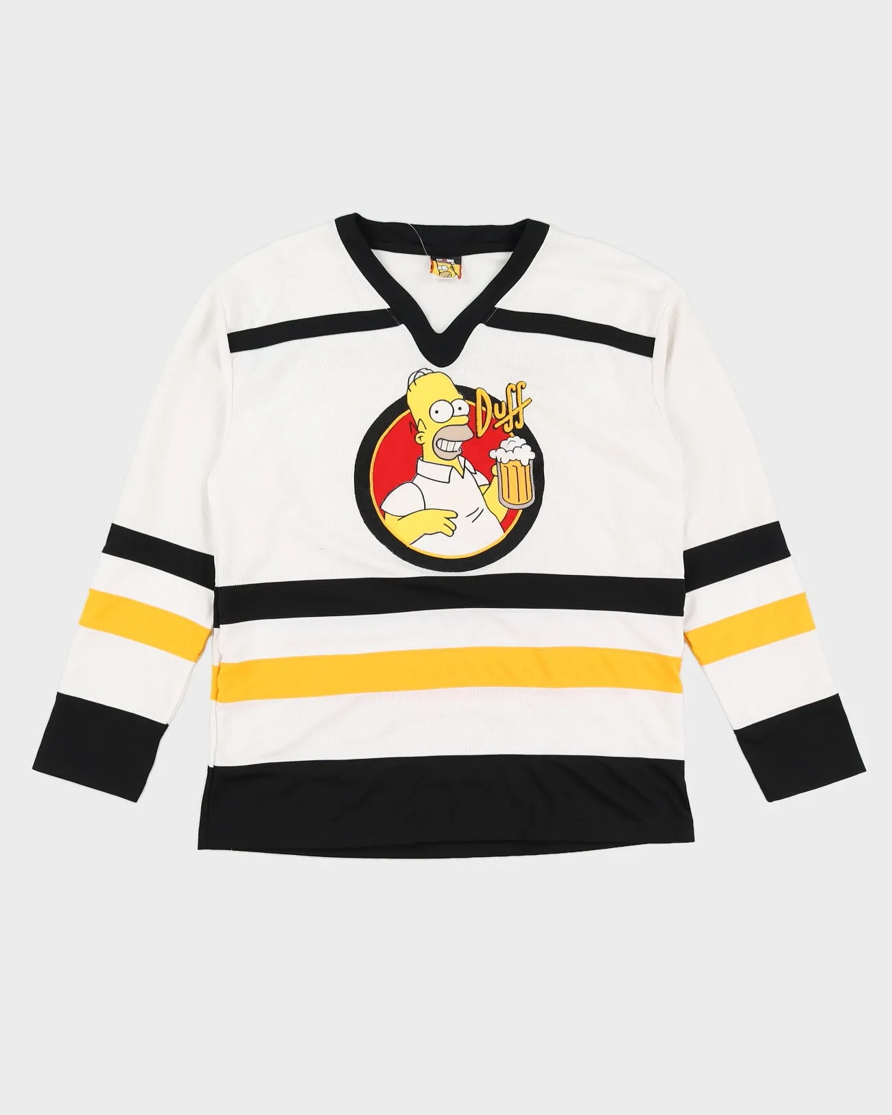 '2005 The Simpsons Homer Hockey Jersey - M/L