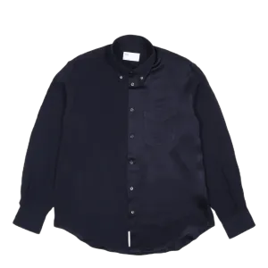 A.bd Shirt Navy Viscose Sateen