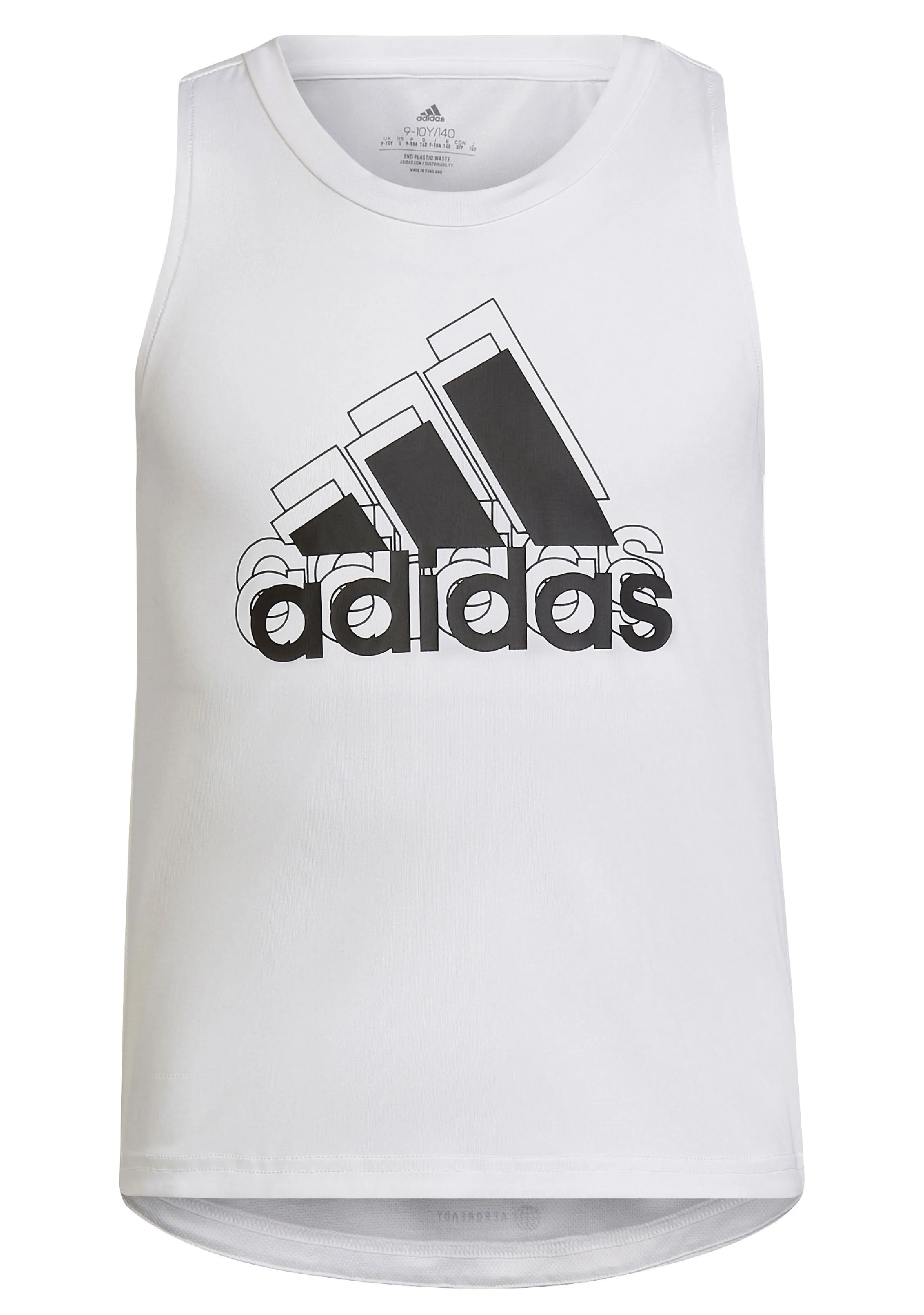 Adidas Girls Aeroready Designed to Move Brandlove Tank Top <br> HM4461