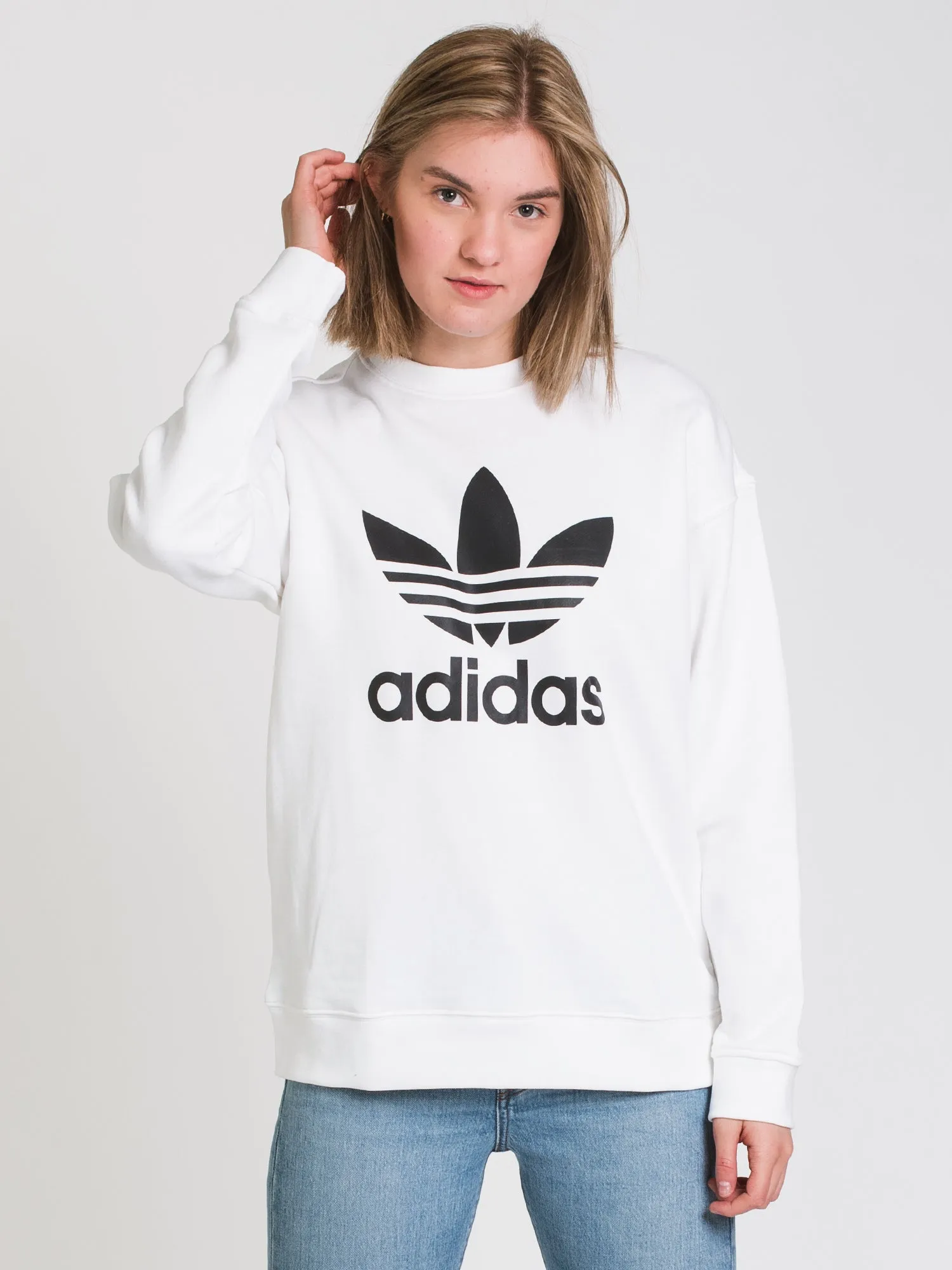 ADIDAS TREFOIL CREW SWEATER  - CLEARANCE