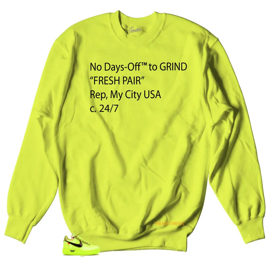 Air Force 1 Volt The Ten Sweater - Off Days - Volt