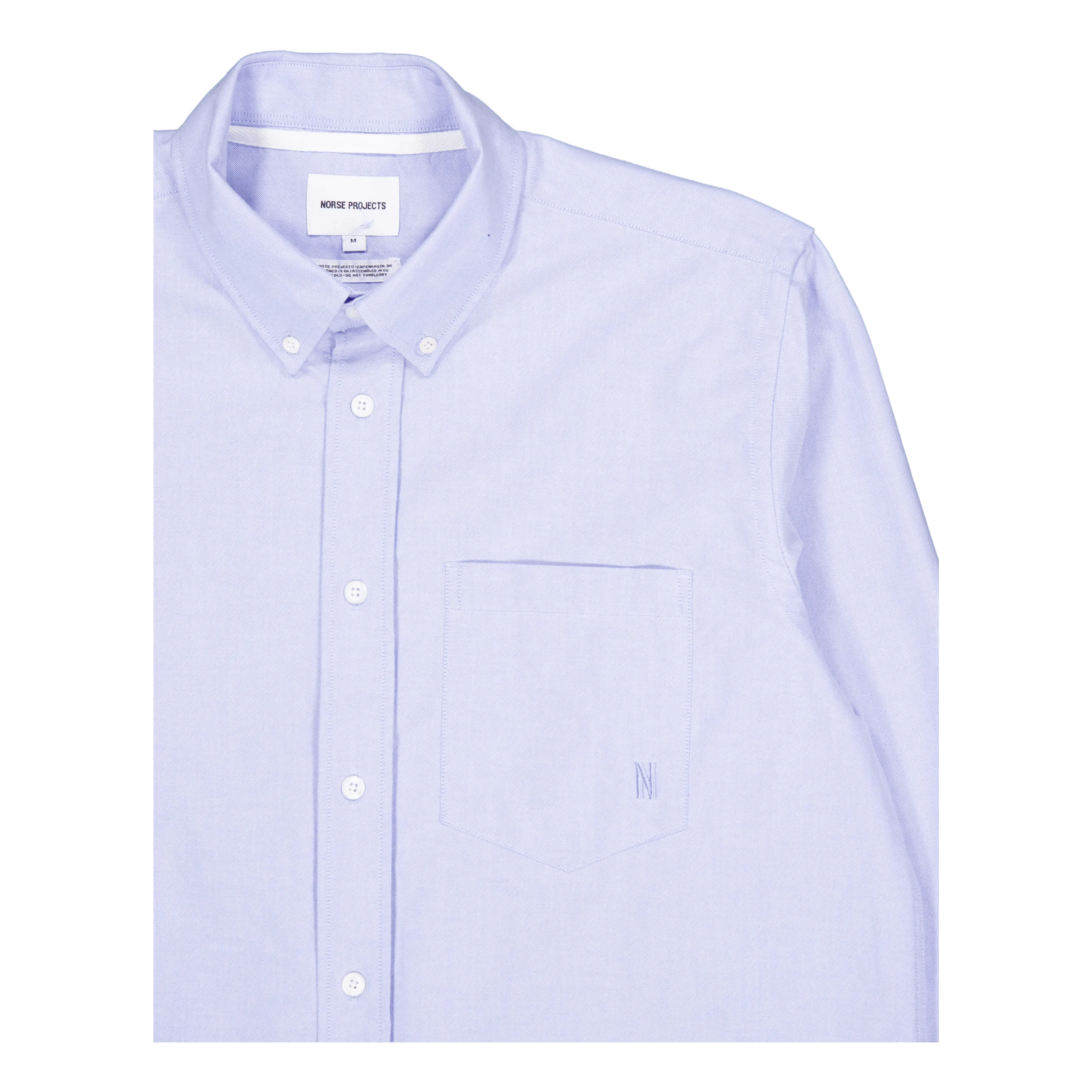 Algot Oxford Monogram Pale Blue