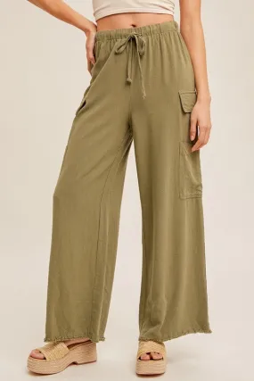 Amara Linen Cargo Pants