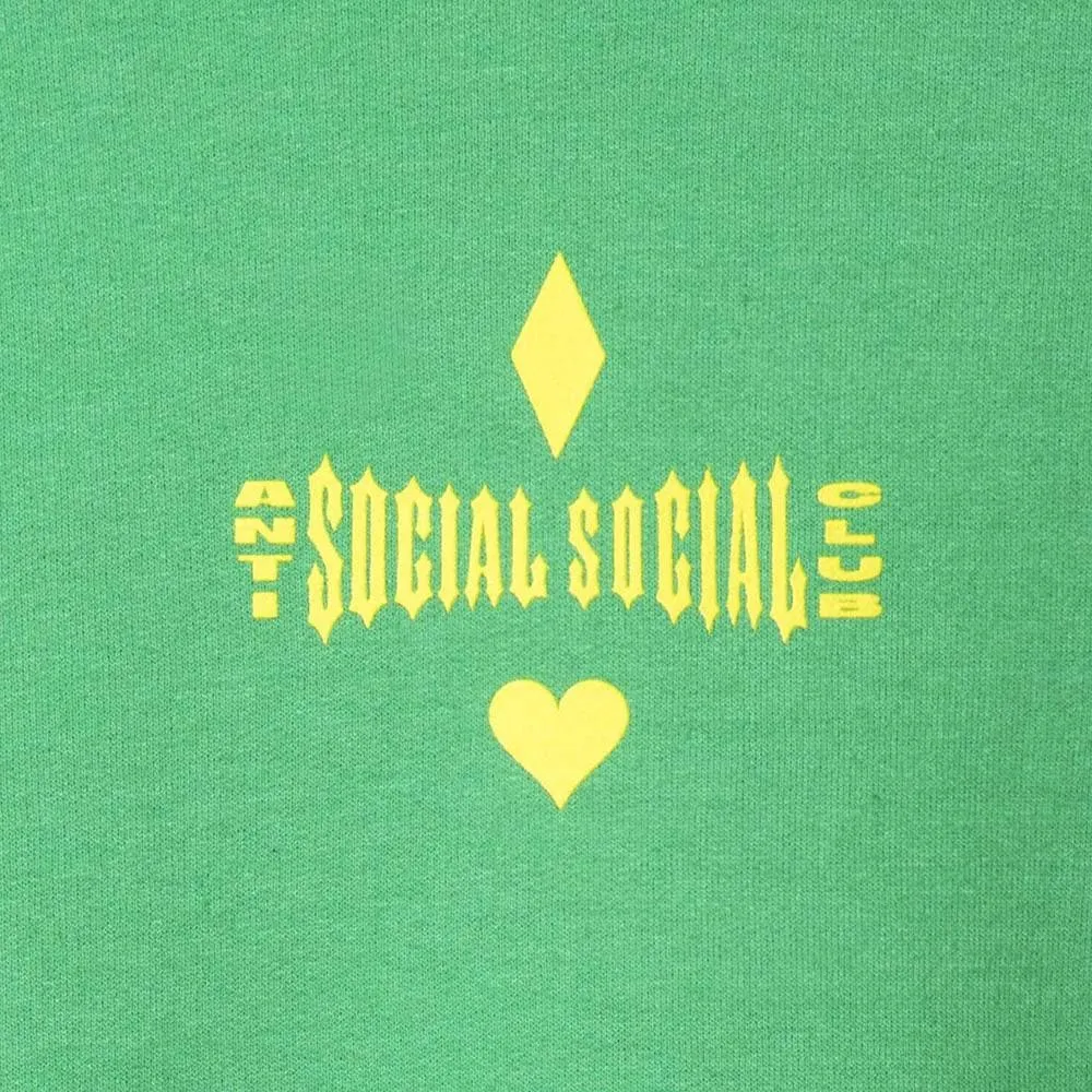 AntiSocialSocialClub ACE GREEN HOODIE -GREEN