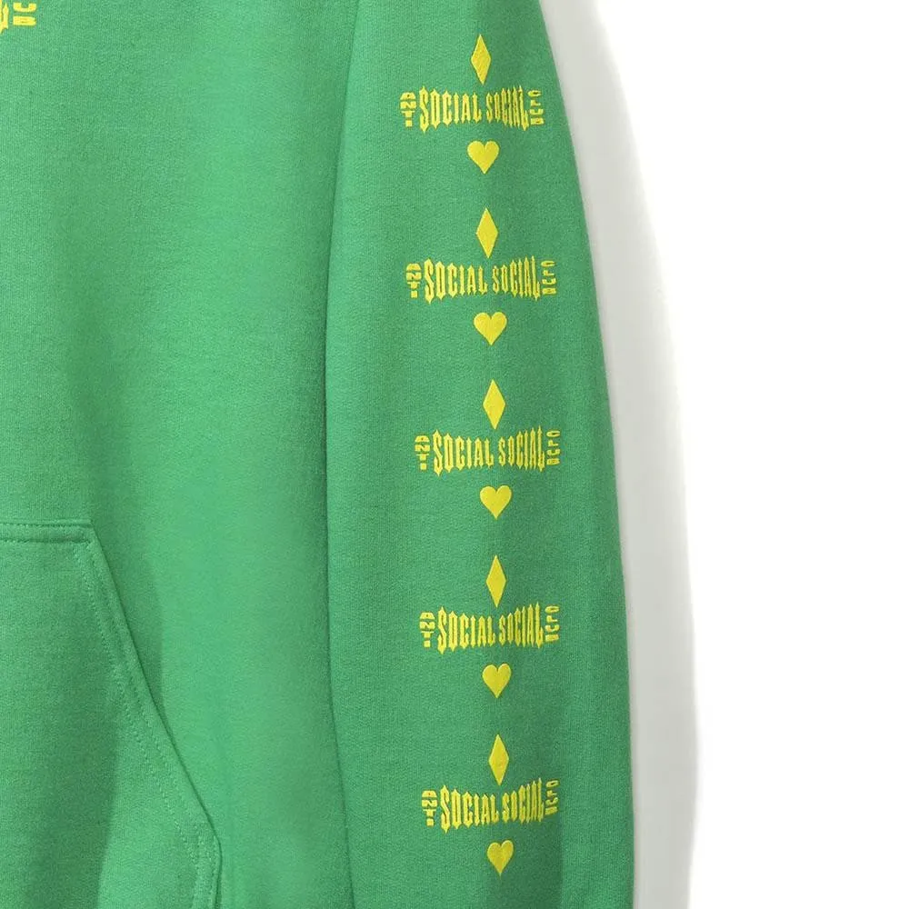 AntiSocialSocialClub ACE GREEN HOODIE -GREEN