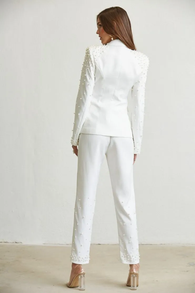 Antonella Pearls Blazer and Trousers ( Sold Separately)