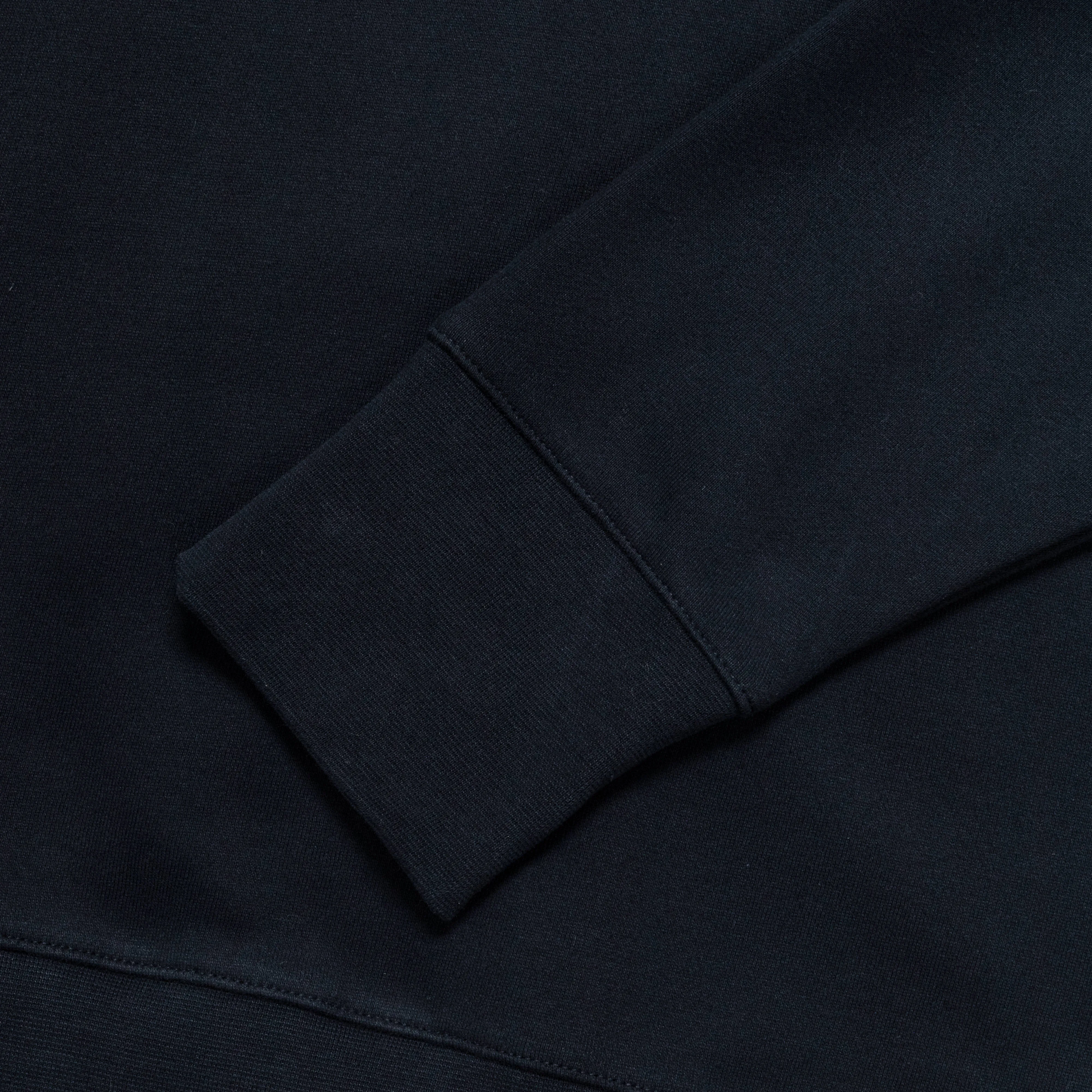 Arne Brushed Crew - Dark Navy