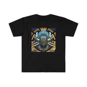 Artificial Intelligence Generated Art T-shirt - Men's and Women's Unisex - for Festival and Street Wear - Chaos Existence Bot v1.1