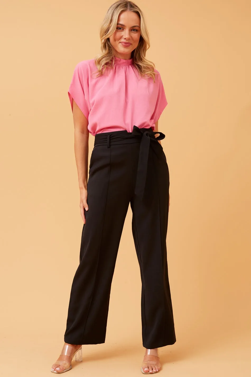 BEXLEY TIE DETAIL PANTS