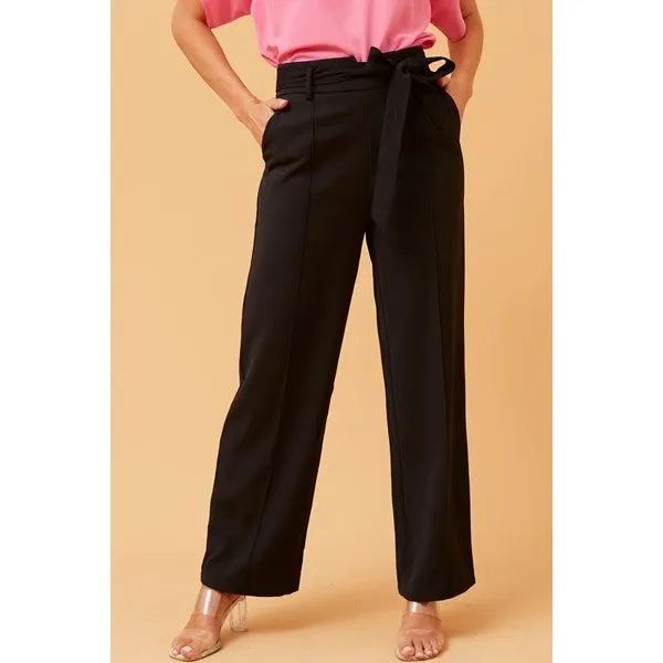 BEXLEY TIE DETAIL PANTS