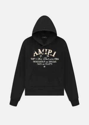 Black Distressed Arts District Hoodie