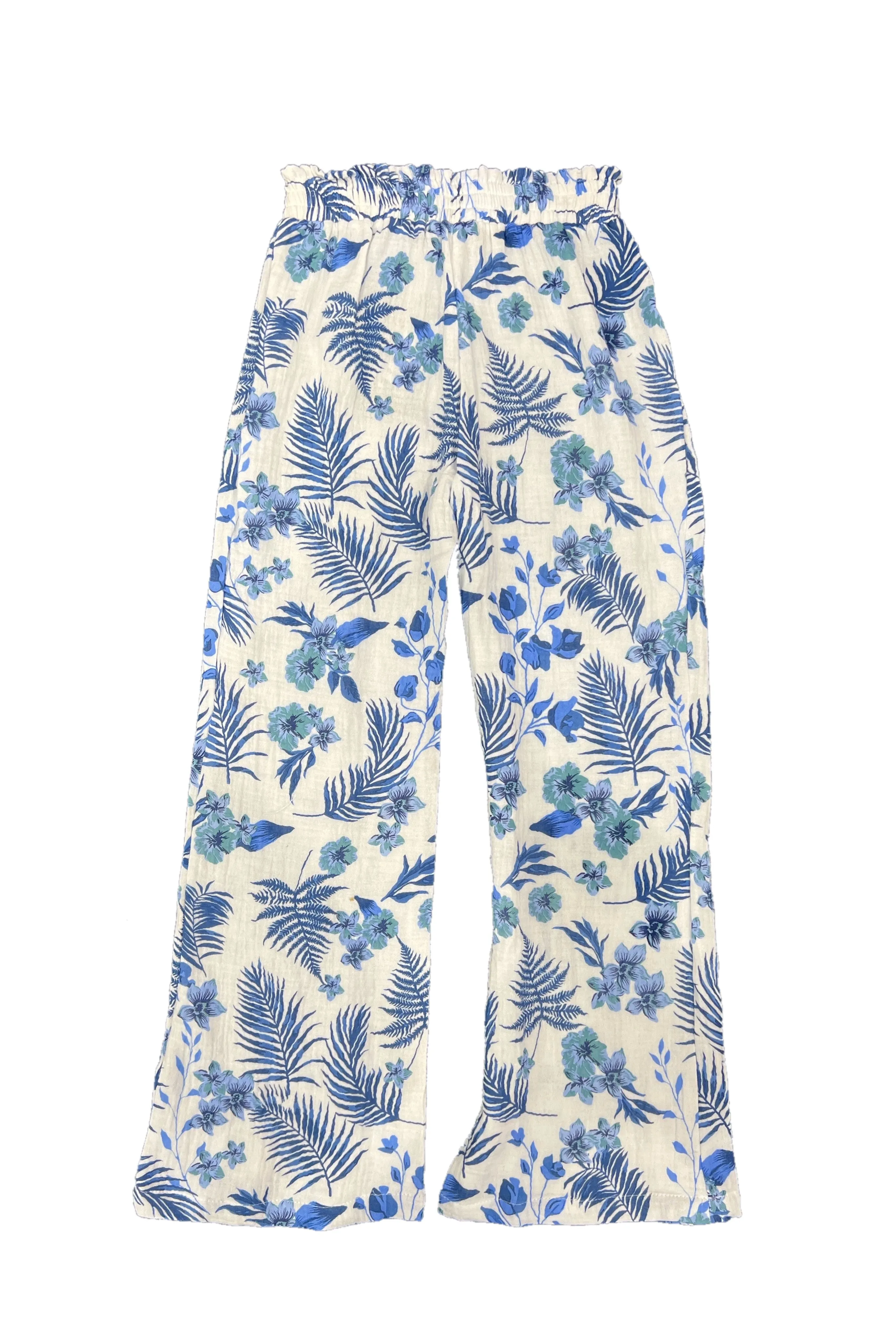 Blue Hawaiian Gauze Pants