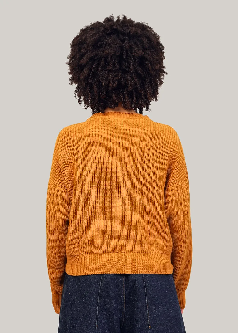 Burnt Yellow Mea Pullover