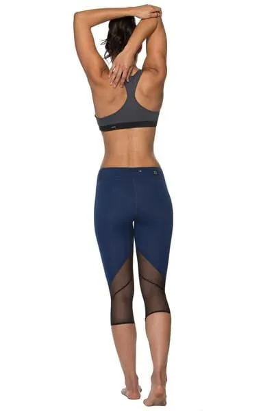 Byron Capri Legging - Navy