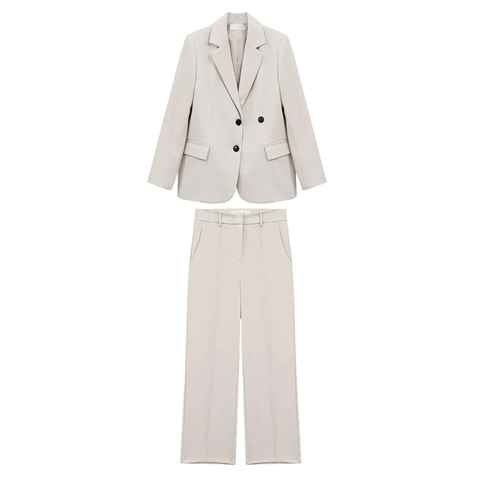 Cassandra Relaxed Blazer & Wide Leg Pants