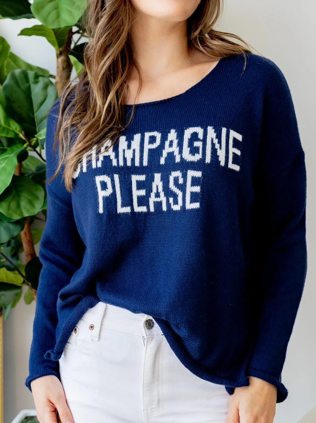 Champagne Please Sweater