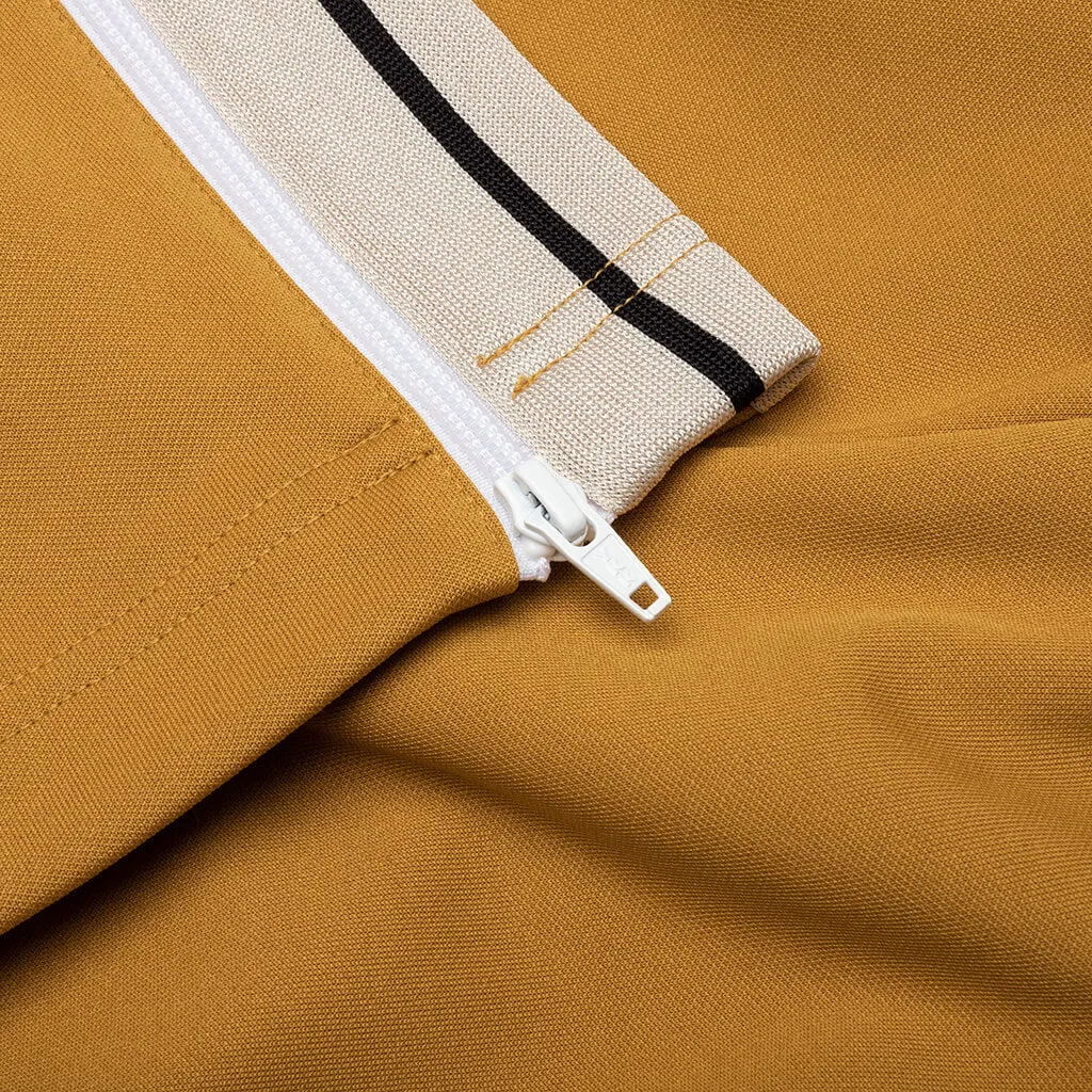 Classic Track Pants - Camel/White