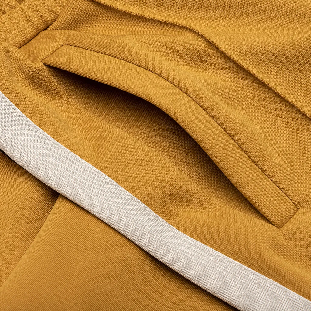 Classic Track Pants - Camel/White