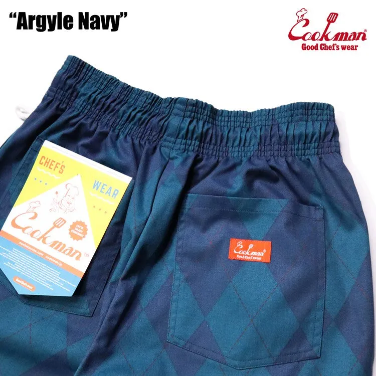 Cookman Chef Pants - Argyle Navy