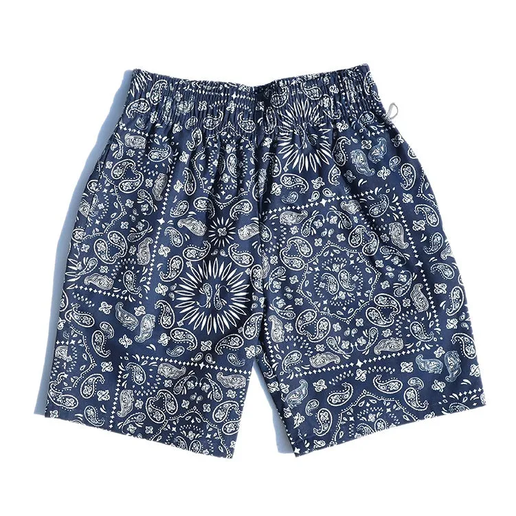 Cookman Chef Short Pants - Paisley : Navy