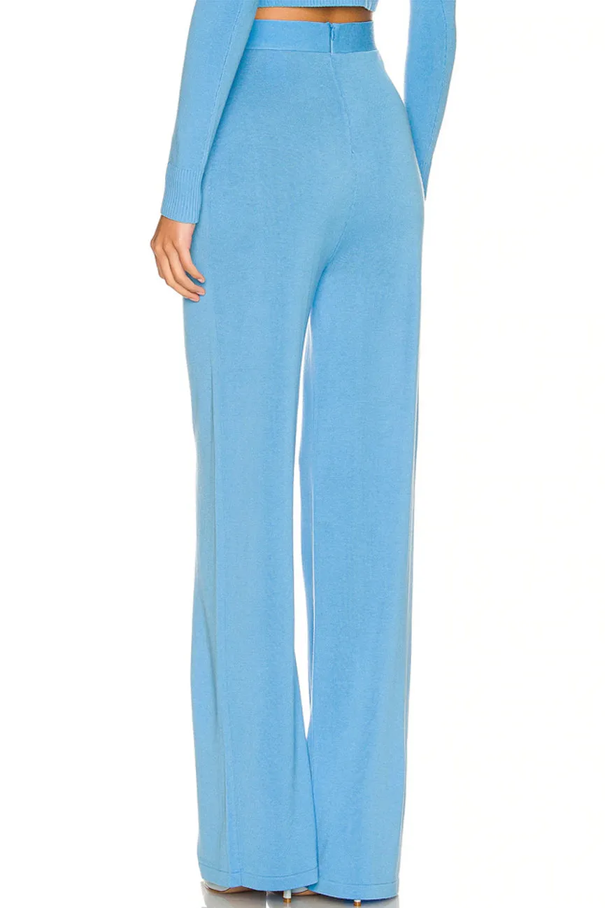 Cornflower Blue Gloss Lounge Pants