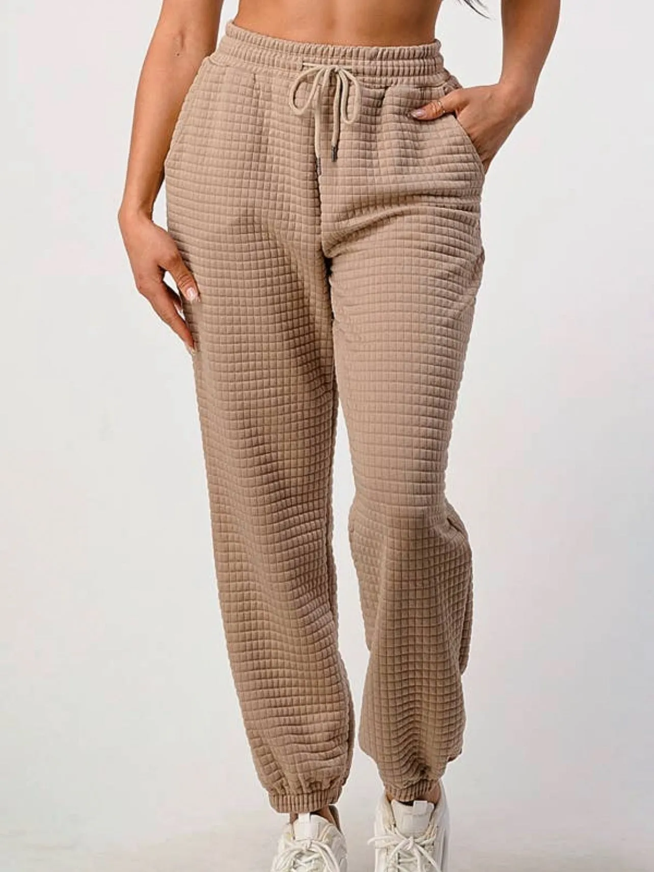 Cozy Waffle Knit Joggers