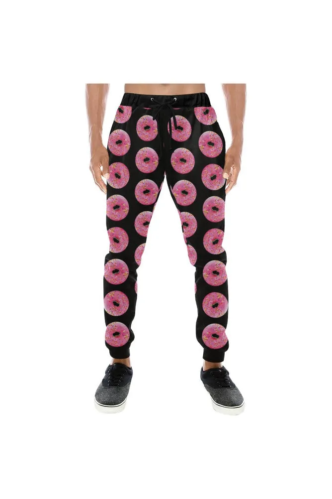 Doughnut Stare Men's All Over Print Sweatpants (Model L11)