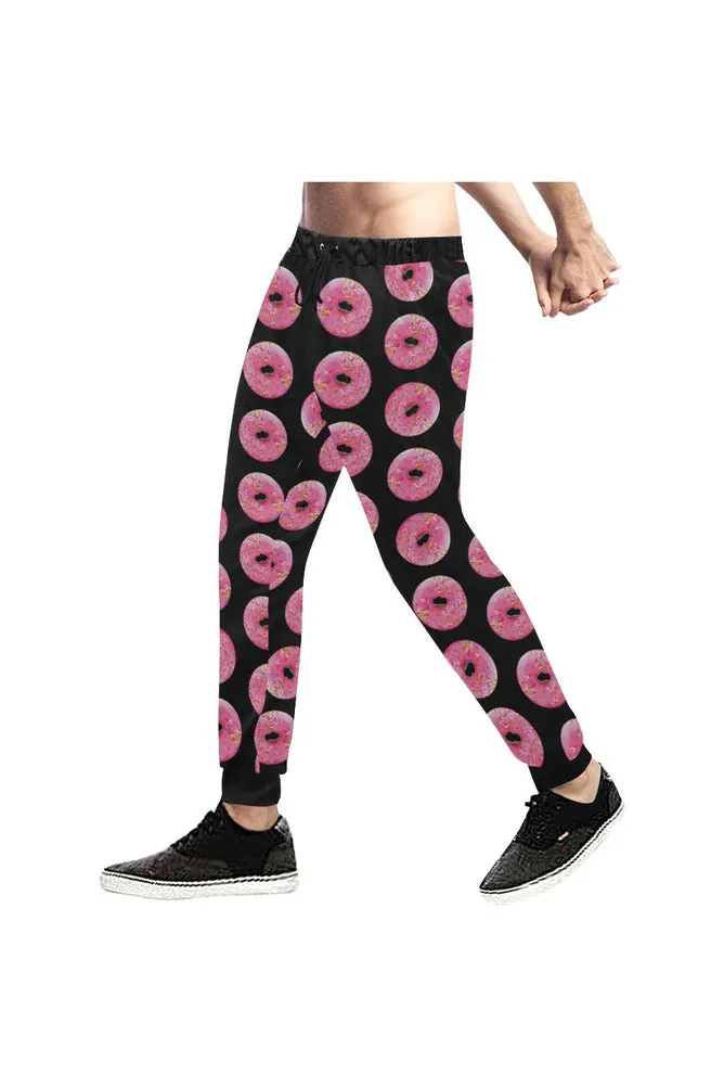 Doughnut Stare Men's All Over Print Sweatpants (Model L11)