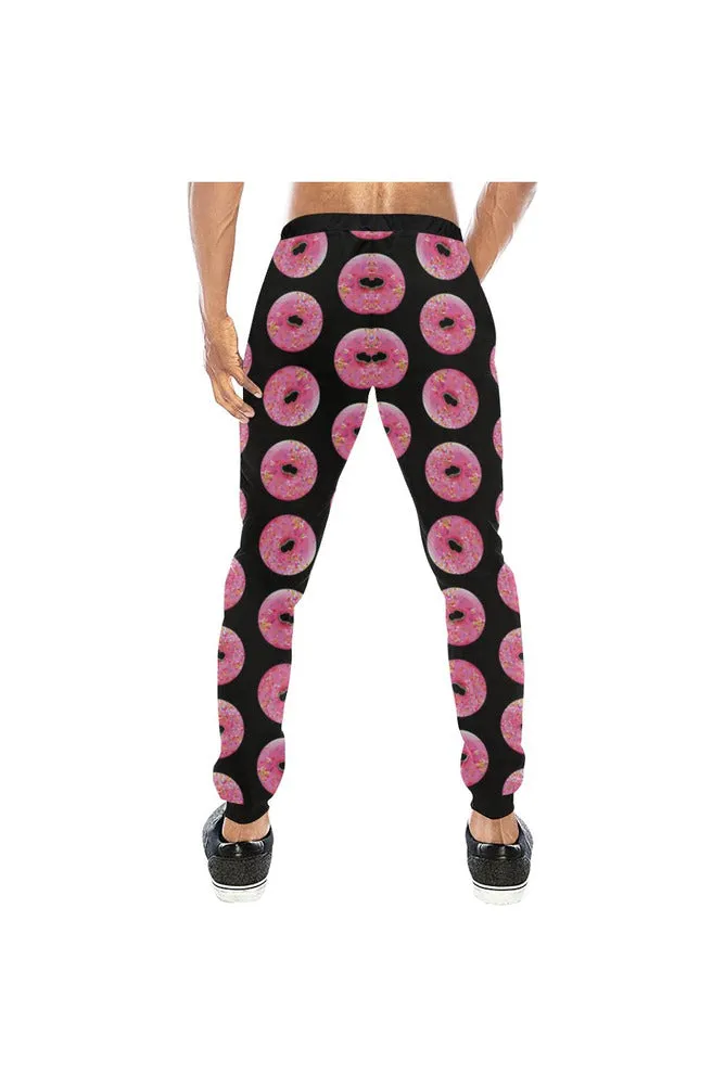 Doughnut Stare Men's All Over Print Sweatpants (Model L11)