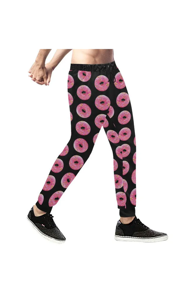 Doughnut Stare Men's All Over Print Sweatpants (Model L11)