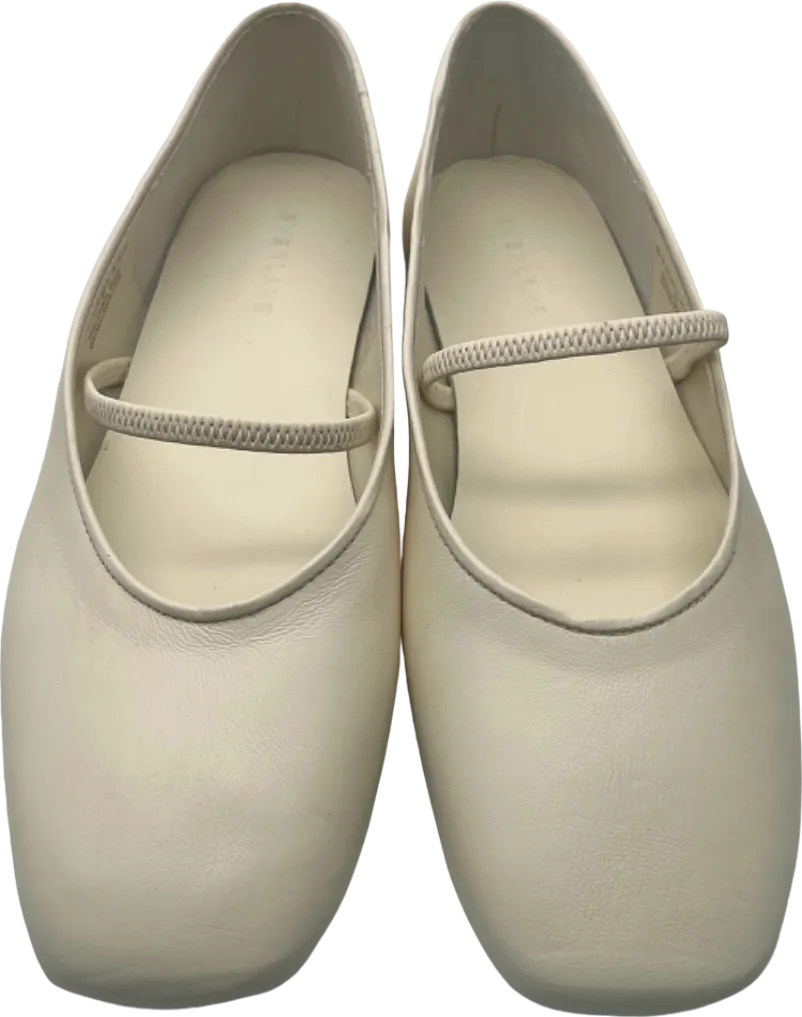 Everlane White Day Ballet Flats UK 7