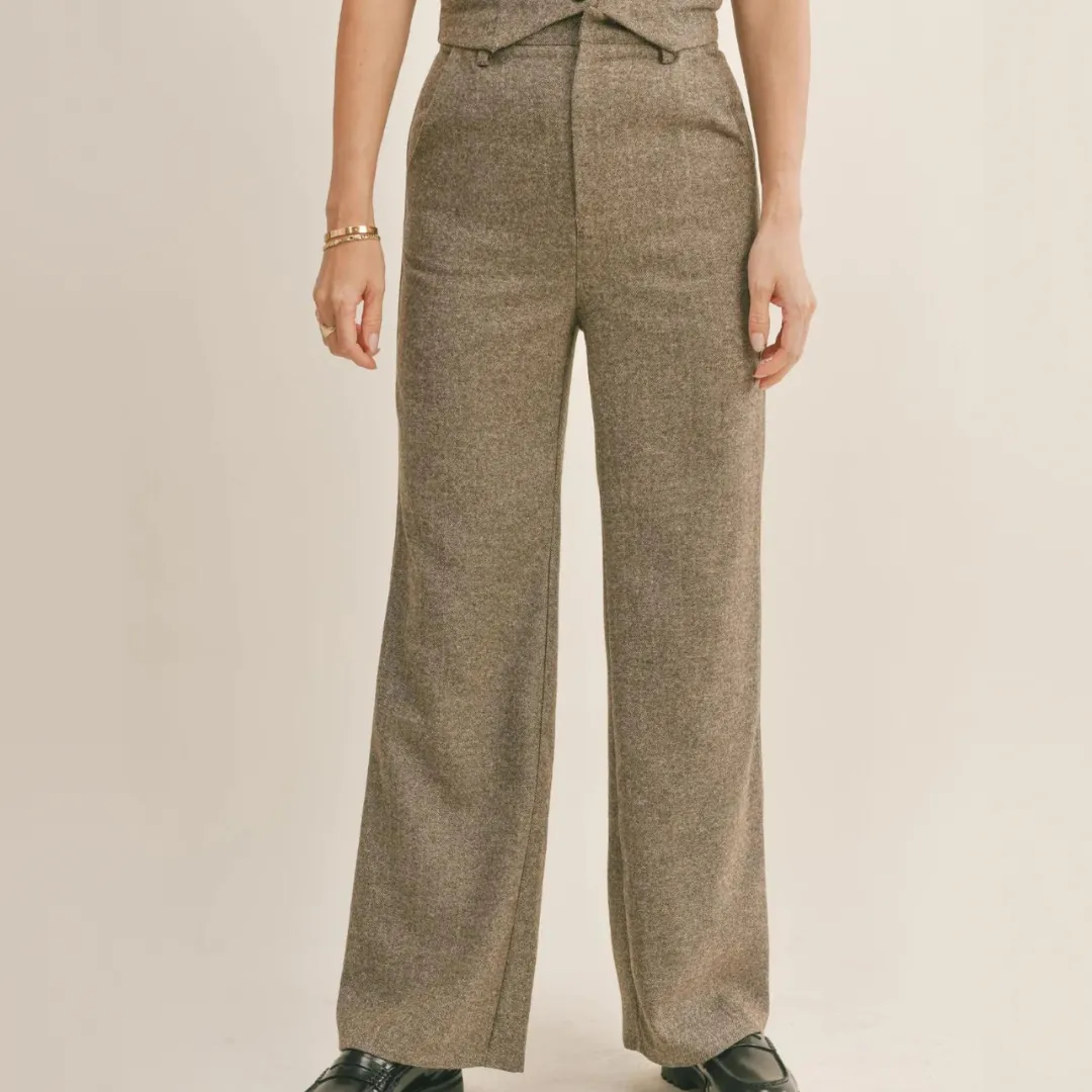 Fashion Student Pant (Brown)