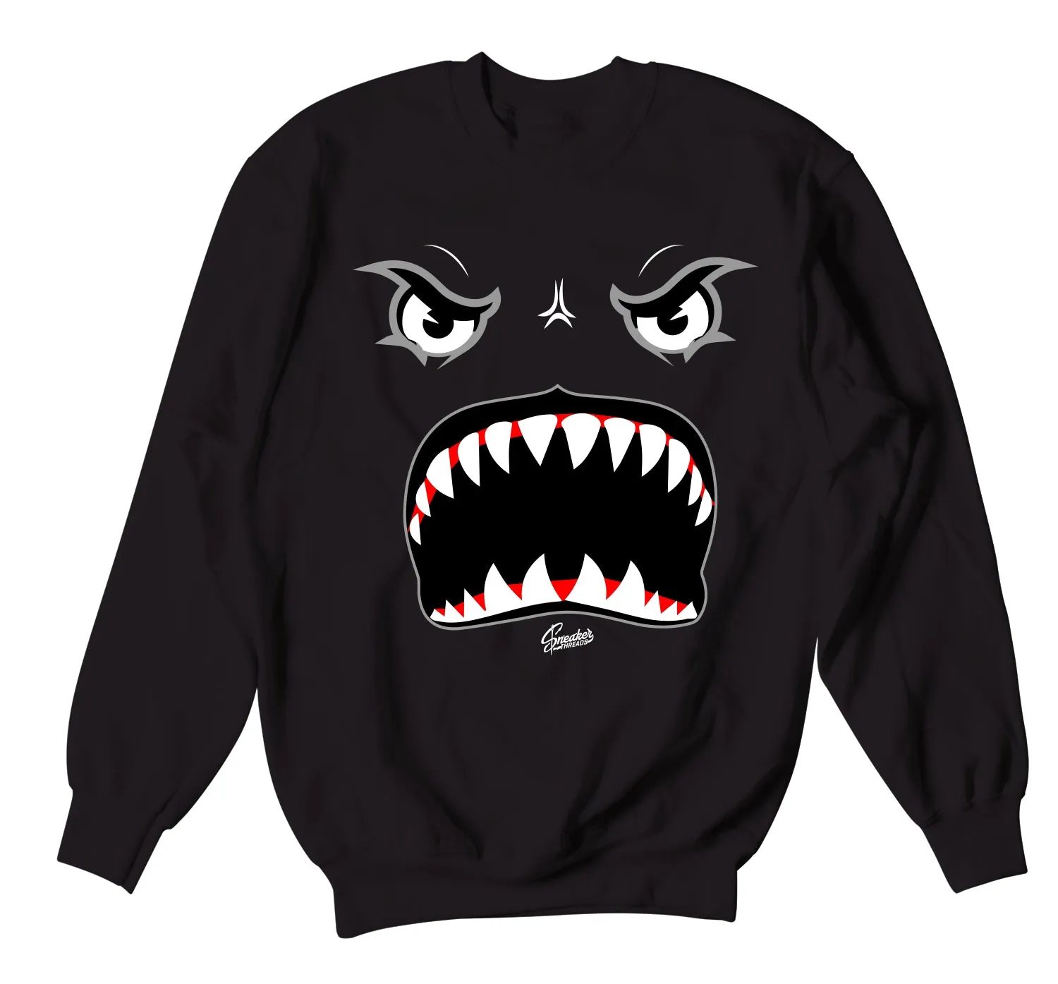 Foam Pro White/Black Sweater - Bite Me - Black