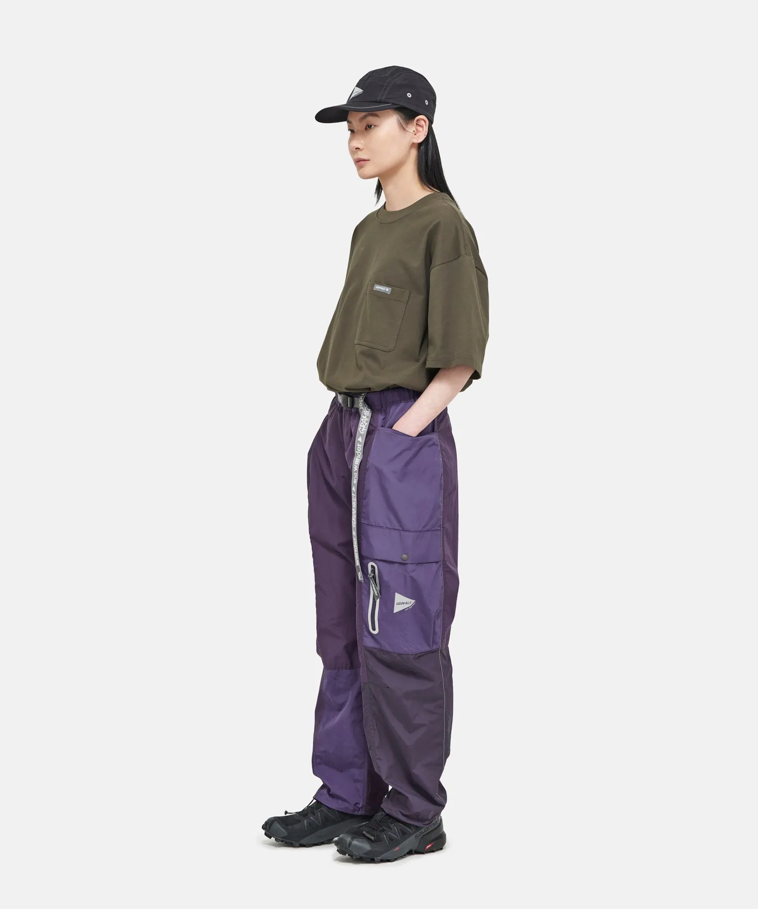 Gramicci x and wander Women's Patchwork Wind Pant