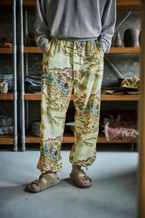 HAWAIIAN TAKUMI PANTS YELLOW