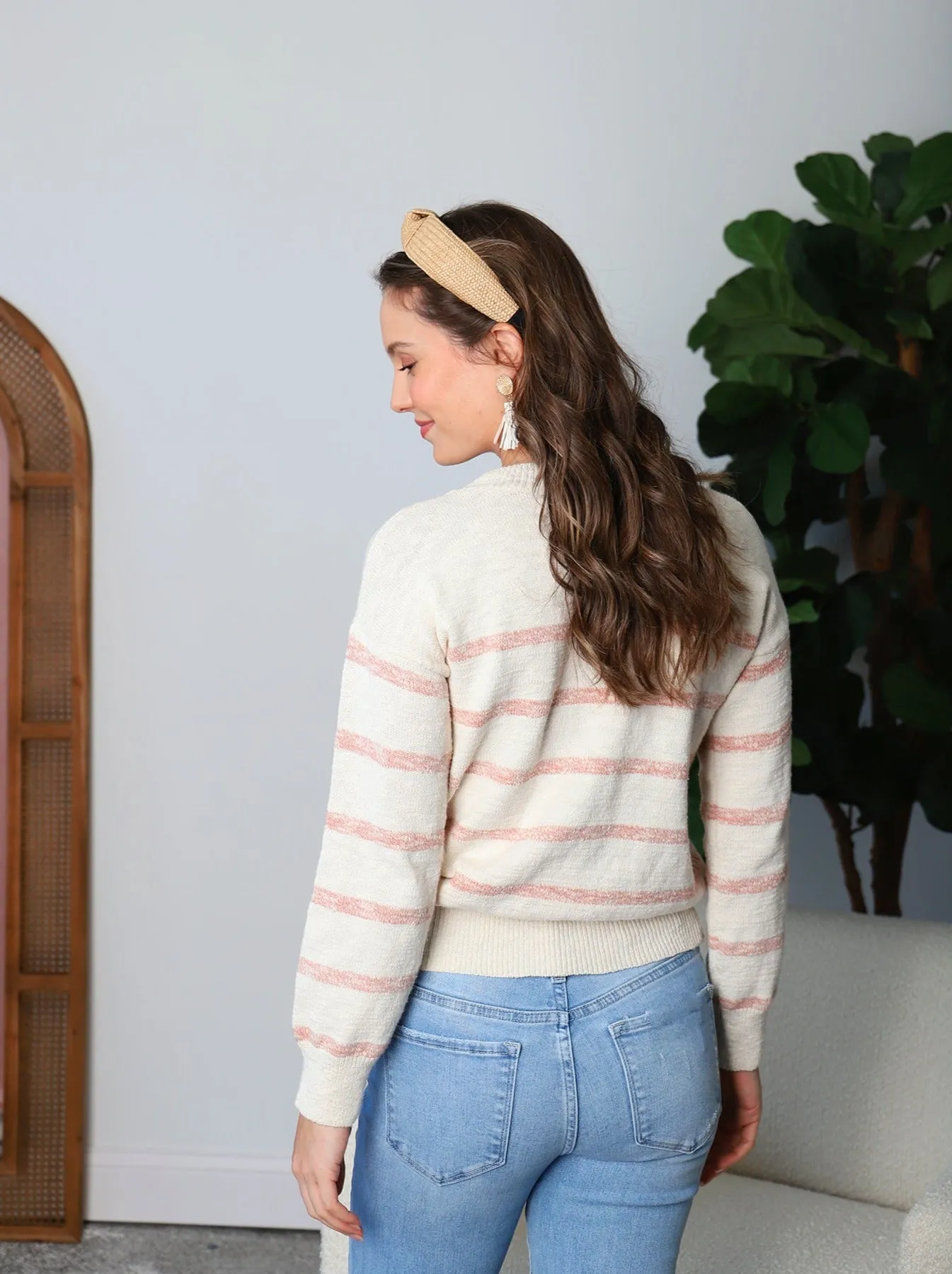 Heather Textured Sweater