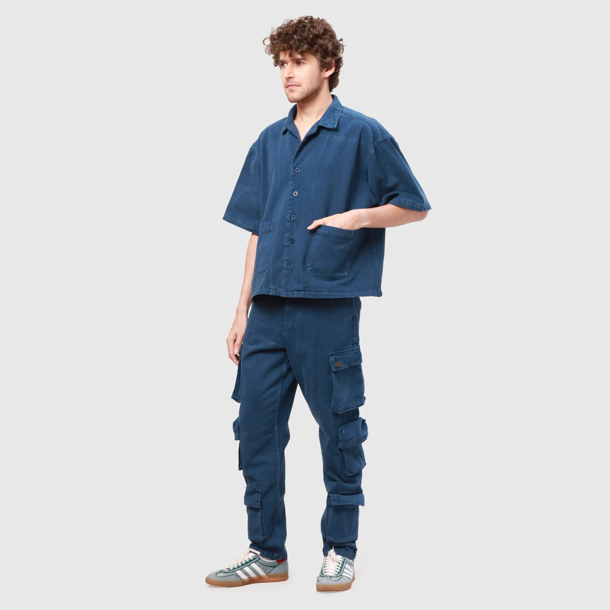 HEAVYDUTY CARGOPANTS (WASHED NAVY)