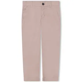 Hugo Boss Boys Khaki Cotton Pants_J24869-269