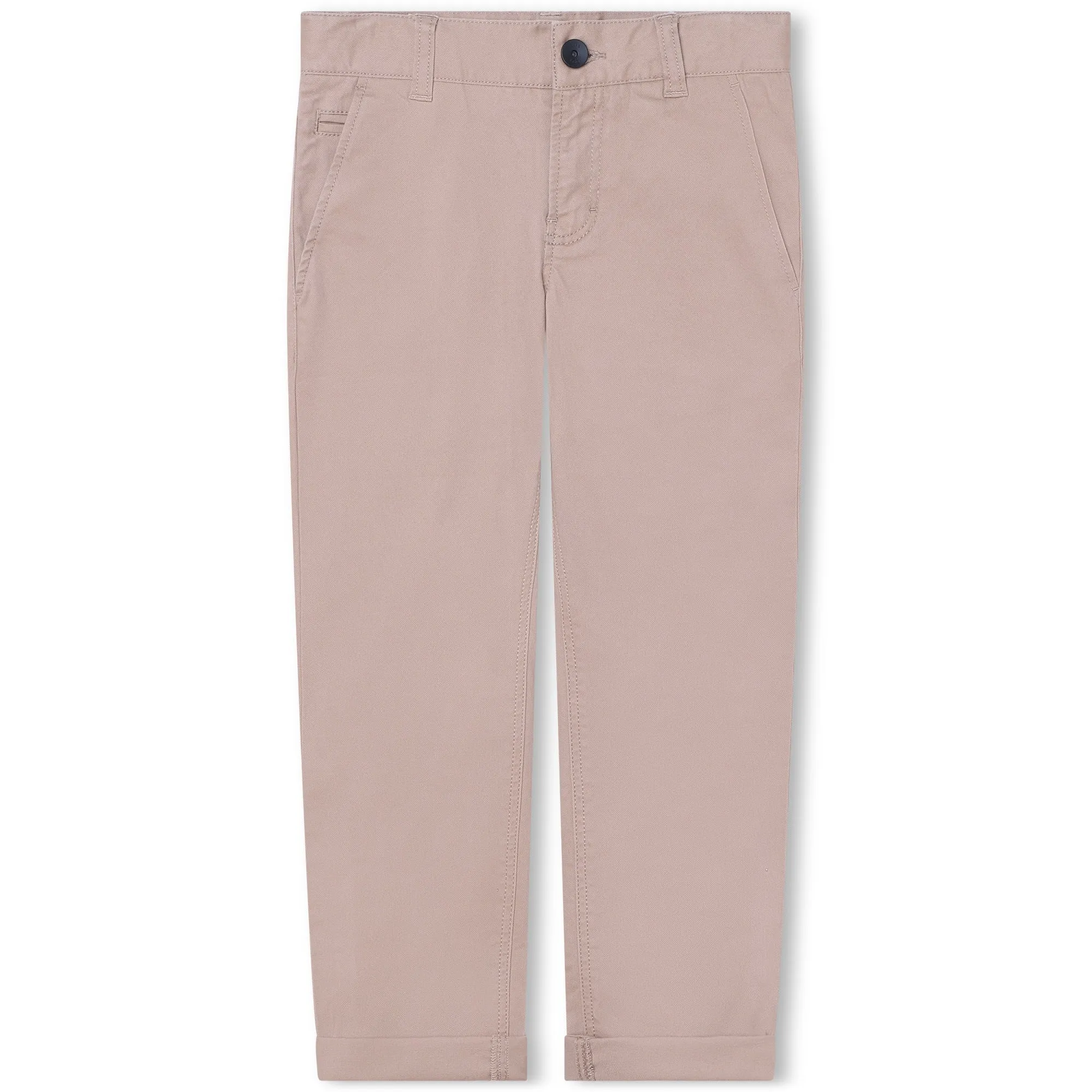 Hugo Boss Boys Khaki Cotton Pants_J24869-269