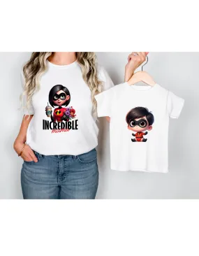 Incredible Mama and Baby Matching Shirts