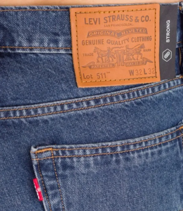 LEVI'S SKATE MENS' 511 SLIM JEANS S&E BUSH