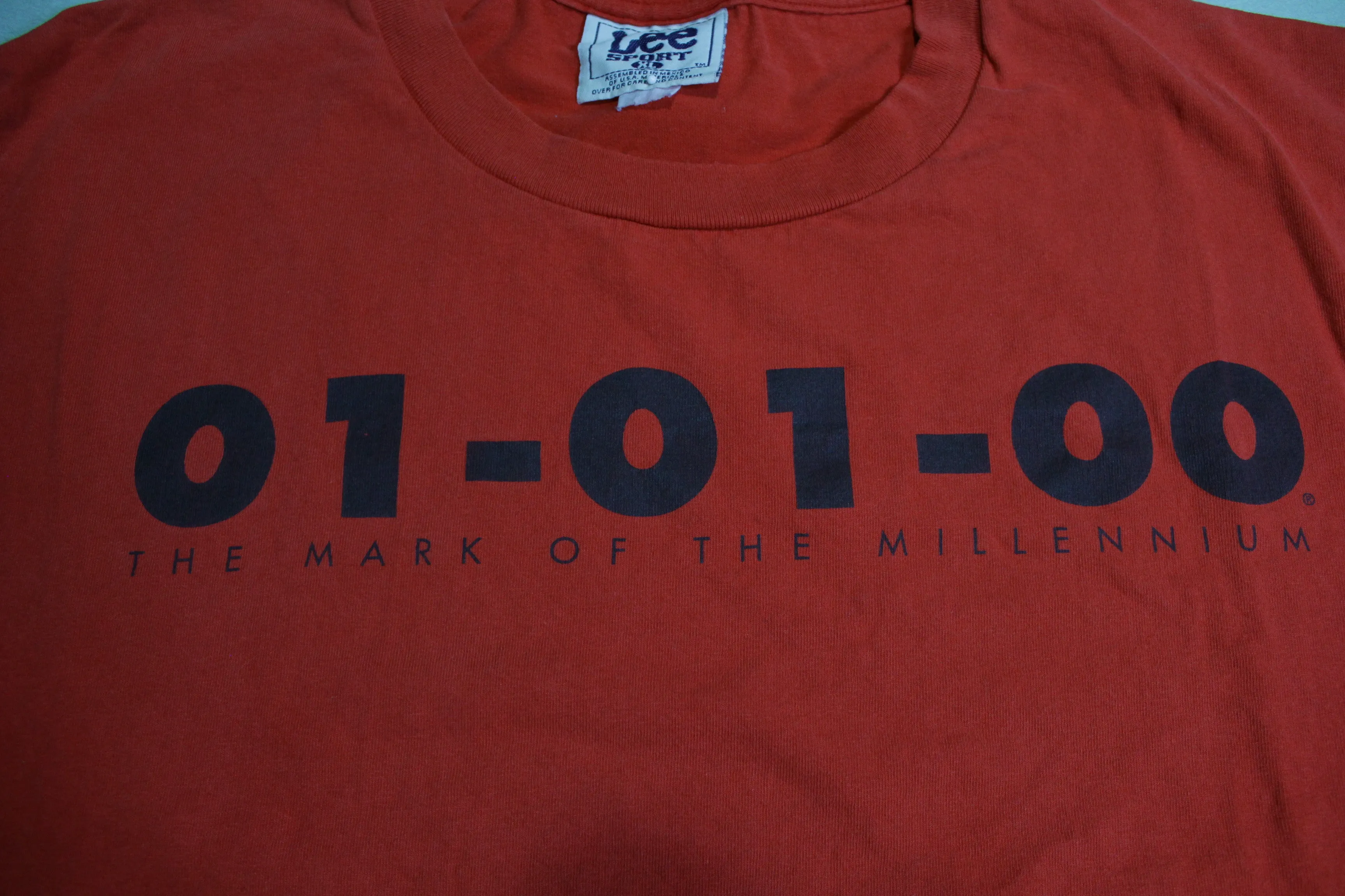 Mark of The Millennium 01-01-00 Millennial Vintage 00's Lee Sport T-Shirt