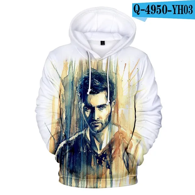 New Sport Suit Cool Teen Wolf Derek hale Hoodies Men's Clothing Hip hop Derek hale Hoody Men/boys Winter big size