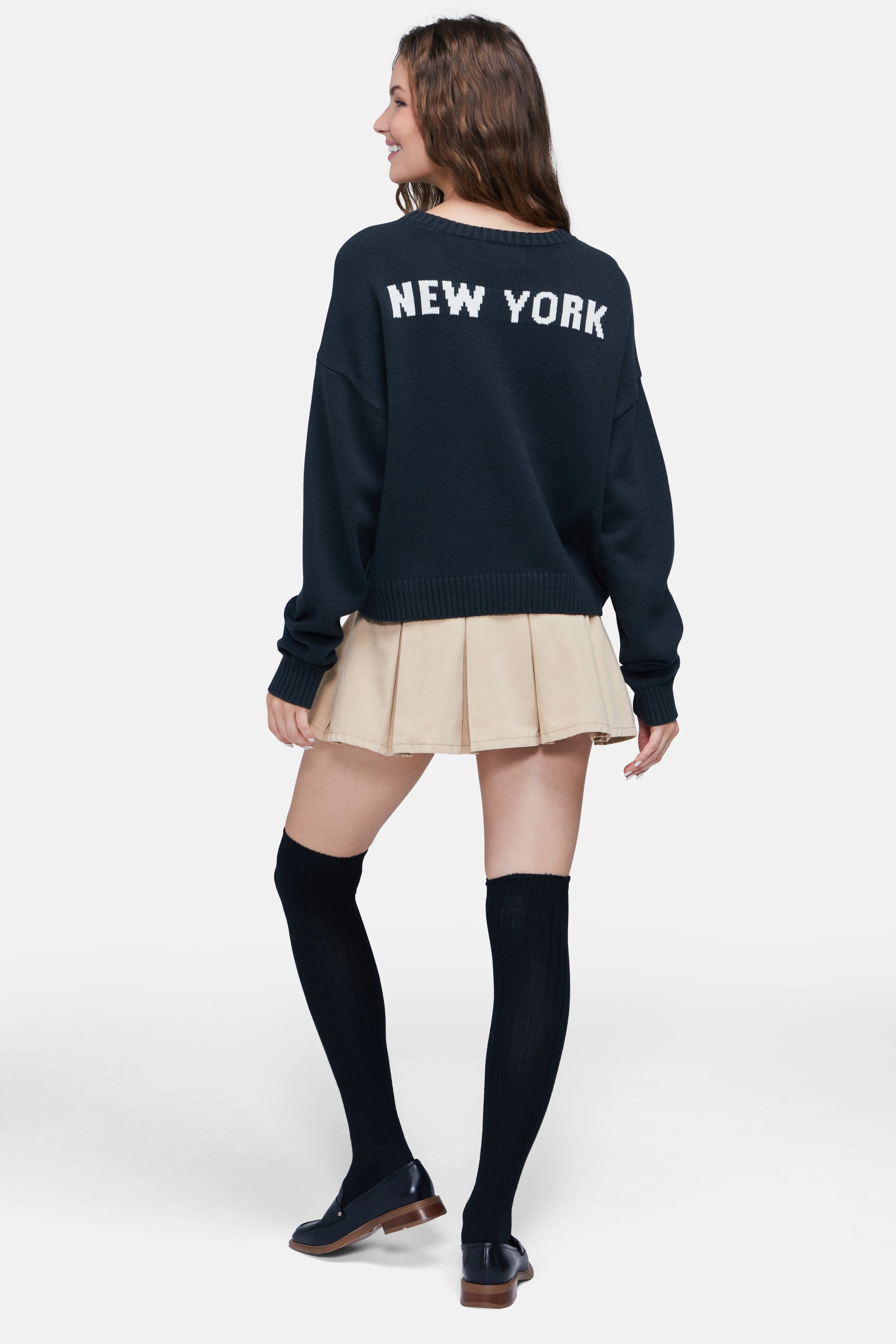 New York Sweater | Pirate Black