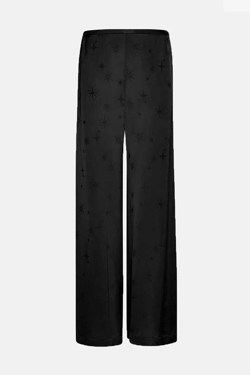 PALAZZO PANTS IN ETOILE JACQUARD SATIN