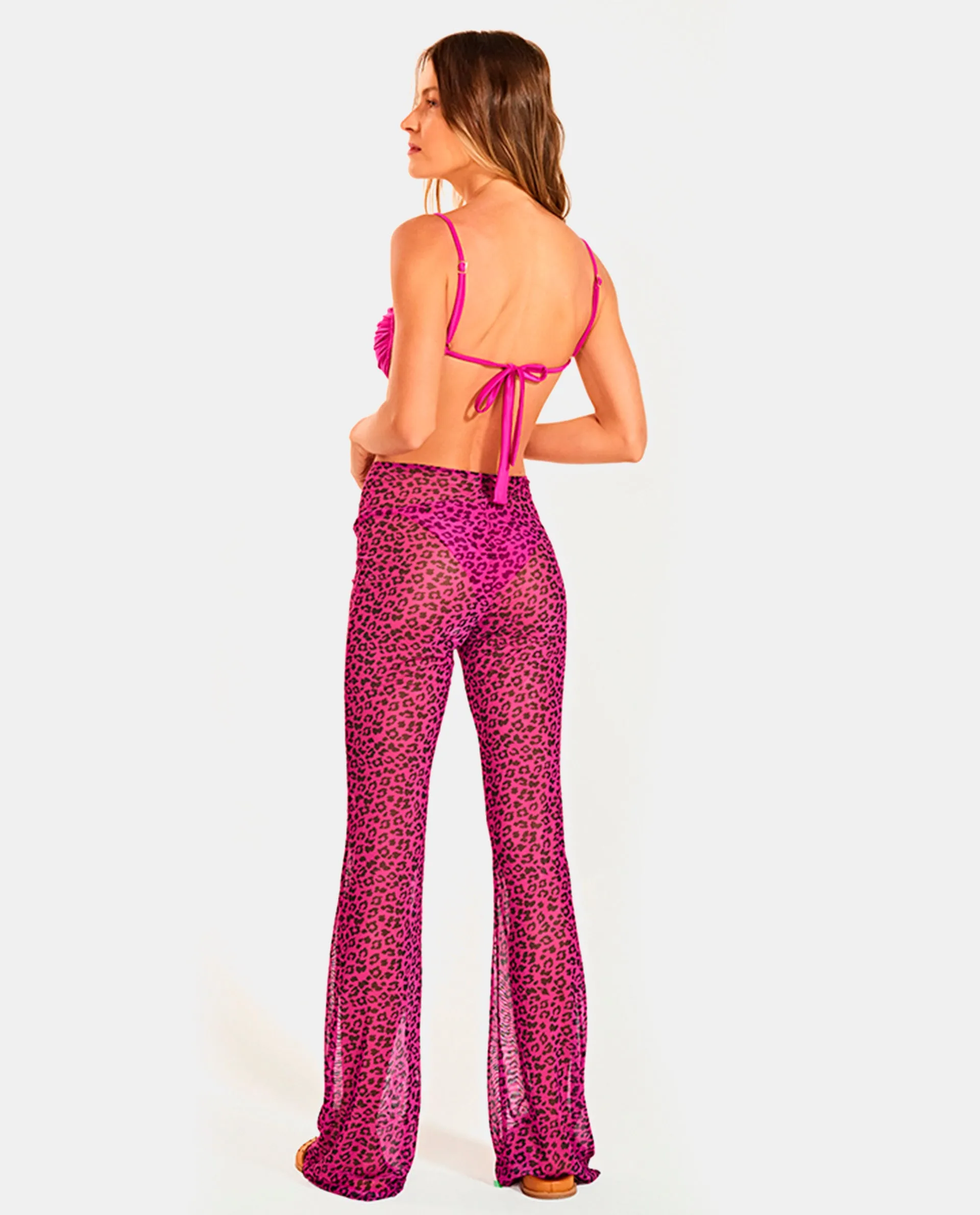 Pink Leopard Pants