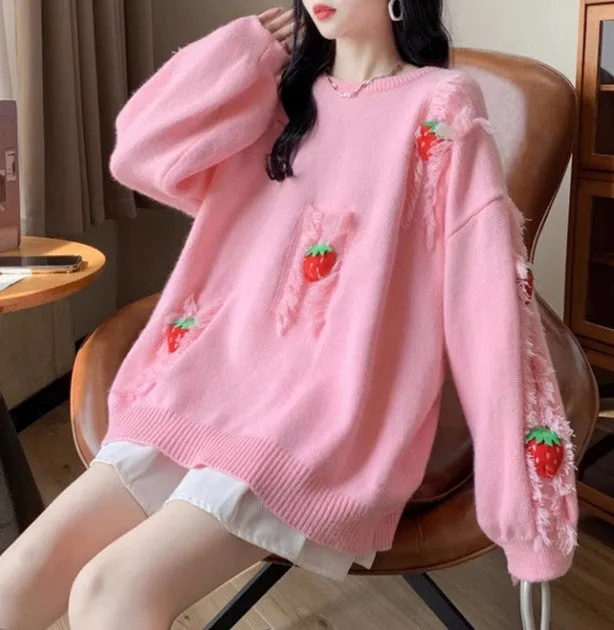 Pretty Strawberry Sweater PN6586