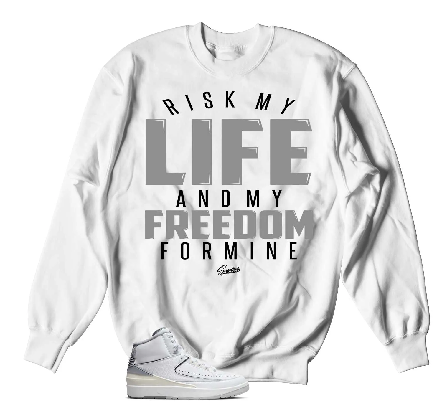 Retro 2 Cement Grey My Life Sweater