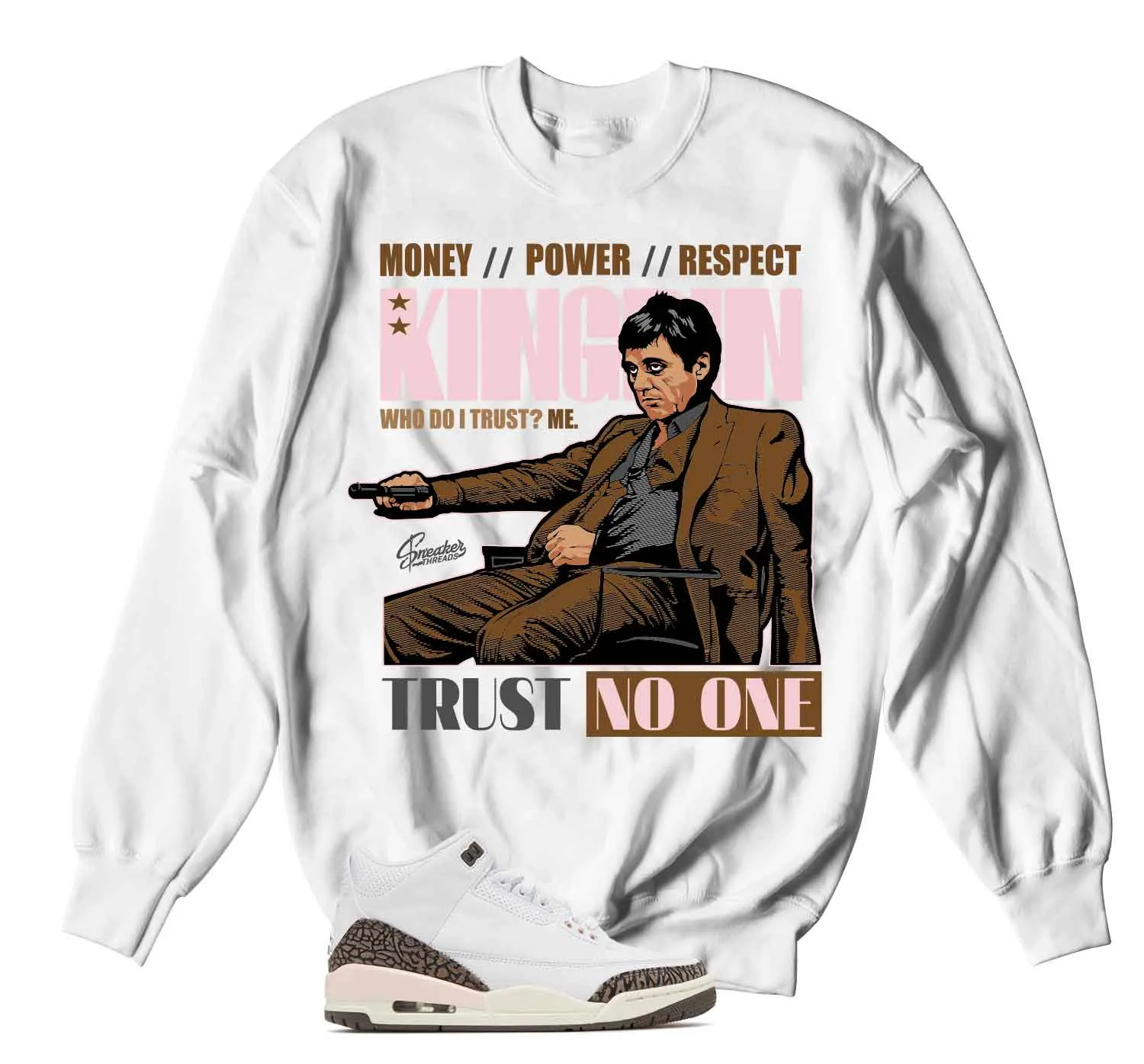 Retro 3 Neapolitan Trust issues Sweater