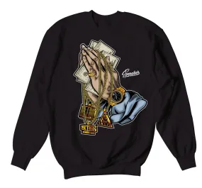 Retro 3 Patchwork Pray Blessed Sweater